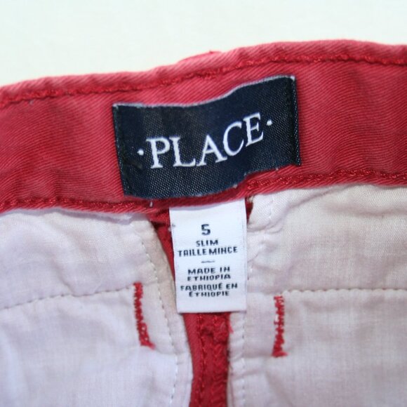 ๐BOYS 5s RED DRESS PANTS SLIM WAIST ADJUSTABLE COMFY CLASSIC FIT JEANS KIDS - Picture 3 of 15